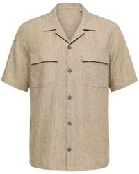 Peserico - Short-Sleeved Pocket Shirt - Lyst