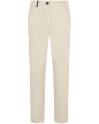 Peserico - Slim-Fit Tailored Pants - Lyst