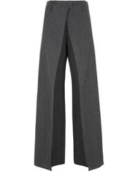 Fendi - Double-Layered Effect Trousers - Lyst