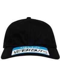 Vetements - Logo Detailed Baseball Cap - Lyst