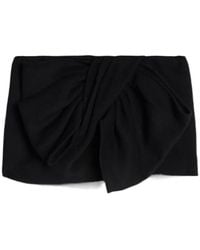 7 For All Mankind - Bow Detail Mini Skirt - Lyst