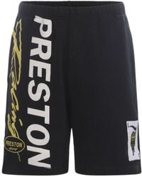 Heron Preston - Logo-Printed Knee-Length Track Shorts - Lyst