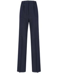 Max Mara - Carbone Pleated Trousers - Lyst