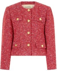 Valentino - Long-Sleeved Casual Jacket - Lyst