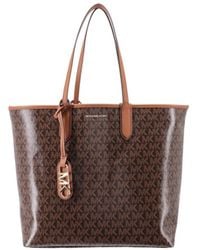 Michael Kors - Michael Eliza All-Over Logo Printed Large Tote Bag - Lyst