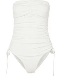 Melissa Odabash - Strapless Ruched Swimsuit - Lyst