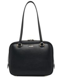 Jil Sander - Logo Printed Medium Vision Bag - Lyst