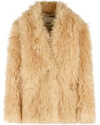 Isabel Marant - Mylae Faux Fur Long Sleeve Coat - Lyst