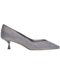 Stuart Weitzman - Eva 35Mm Glitter Pumps - Lyst