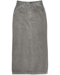 Acne Studios - Denim Midi Skirt - Lyst