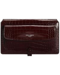 Dolce & Gabbana - Alligator Crossbody Minibag - Lyst