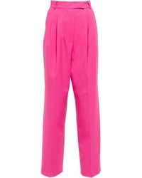 Frankie Shop - High-Waisted Straight-Leg Casual Pants - Lyst