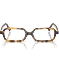 Miu Miu - Eyewear Rectangular Frame Glasses - Lyst