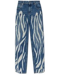 Blumarine - Jeans With Vintage Effect - Lyst