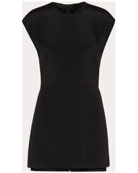 Valentino - Round Neck Sleeveless Playsuit - Lyst