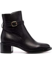 Celine - Folco Round-Headed Ankle Boots - Lyst