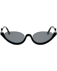 Fendi - Eyewear Oval Frame Sunglasses - Lyst