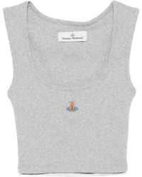 Vivienne Westwood - Orb Embroidered Top - Lyst