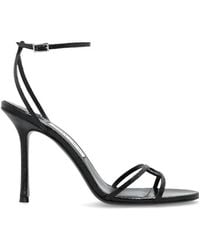Jimmy Choo - Leo 100 Wrap Leather Sandals - Lyst