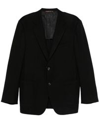 Canali - Long Sleeve Blazer - Lyst
