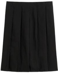 TOTEME - Beaded Pleat Skirt - Lyst