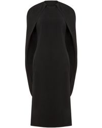 Alberta Ferretti - Flowing Silhouette Dress With Delicate Draping - Lyst