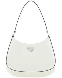 Prada - Cleo Brushed Leather Shoulder Bag - Lyst