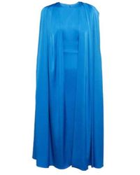 Alex Perry - Beckett Satin Crepe Midi Dress - Lyst