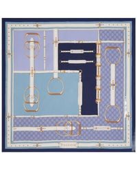 Gucci - Printed Silk Twill Carré - Lyst