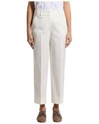 Peserico - Cuffed Trousers - Lyst