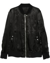 Rick Owens - Crinkled Bomber Jacket - Lyst