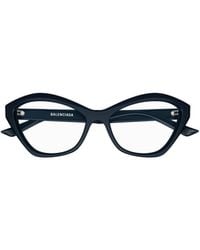 Balenciaga - Eyewear Cat-Eye Frame Glasses - Lyst