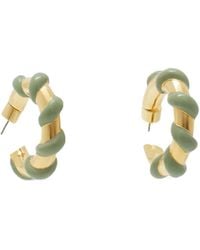 Lanvin - Twist Hoop Earrings - Lyst