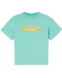 Palm Angels - Logo-Print Cotton T-Shirt - Lyst