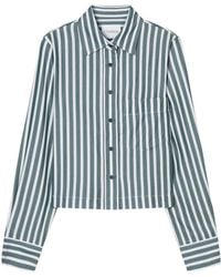 Closed - Striped Cropped Classic Shirt - Lyst