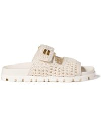 Miu Miu - Crochet Sandals - Lyst