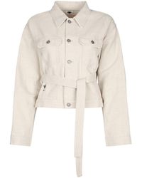 Dior - Short Belted Jacket - Lyst