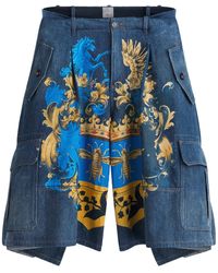 Dior - Blason Delft Bermuda Shorts - Lyst