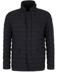 Herno - Stand-Up Collar Cotton Jacket - Lyst