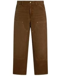 Carhartt - Double-Knee Cotton Trousers - Lyst