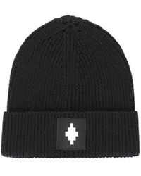 Marcelo Burlon - Logo-Patch Ribbed Beanie - Lyst