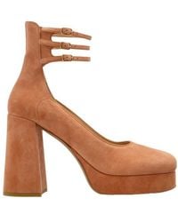 Chloé - Chloé Loti Platform Pumps - Lyst