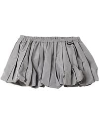 Miu Miu - Technical Fabric Miniskirt - Lyst