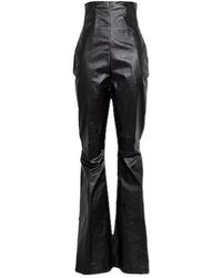 Rick Owens - Colored Denim Flared Pants - Lyst