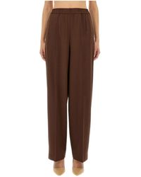 Fabiana Filippi - Elastic Waist Casual Pants - Lyst