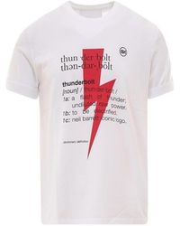 Neil Barrett - Round-Necked Logo T-Shirt - Lyst