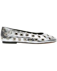 Proenza Schouler - Glove Grommet Ballerina Shoes - Lyst