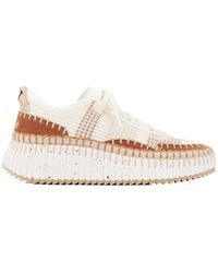 Chloé - Chloé Lower-Impact Mesh Nama Sneakers - Lyst