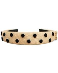 Roger Vivier - Polka Dot Tres Vivier Hairband - Lyst