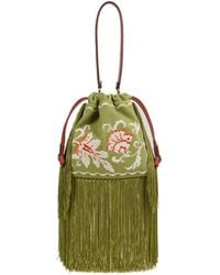 Etro - Kalispera Fringed Bucket Bag - Lyst